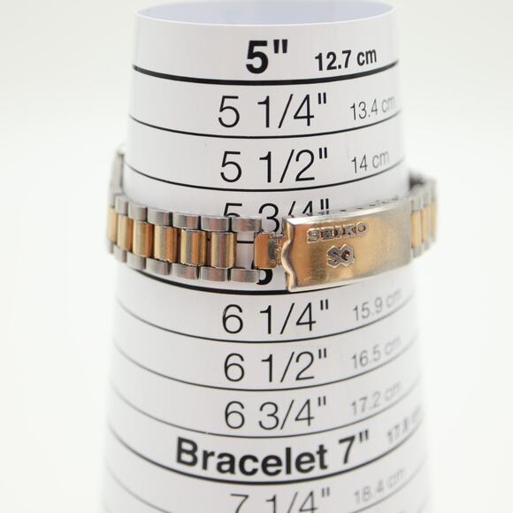 Seiko SQ Presidential Womens Two Tone Day Date Watch 2626-0159 w New Battery - Picture 3 of 16